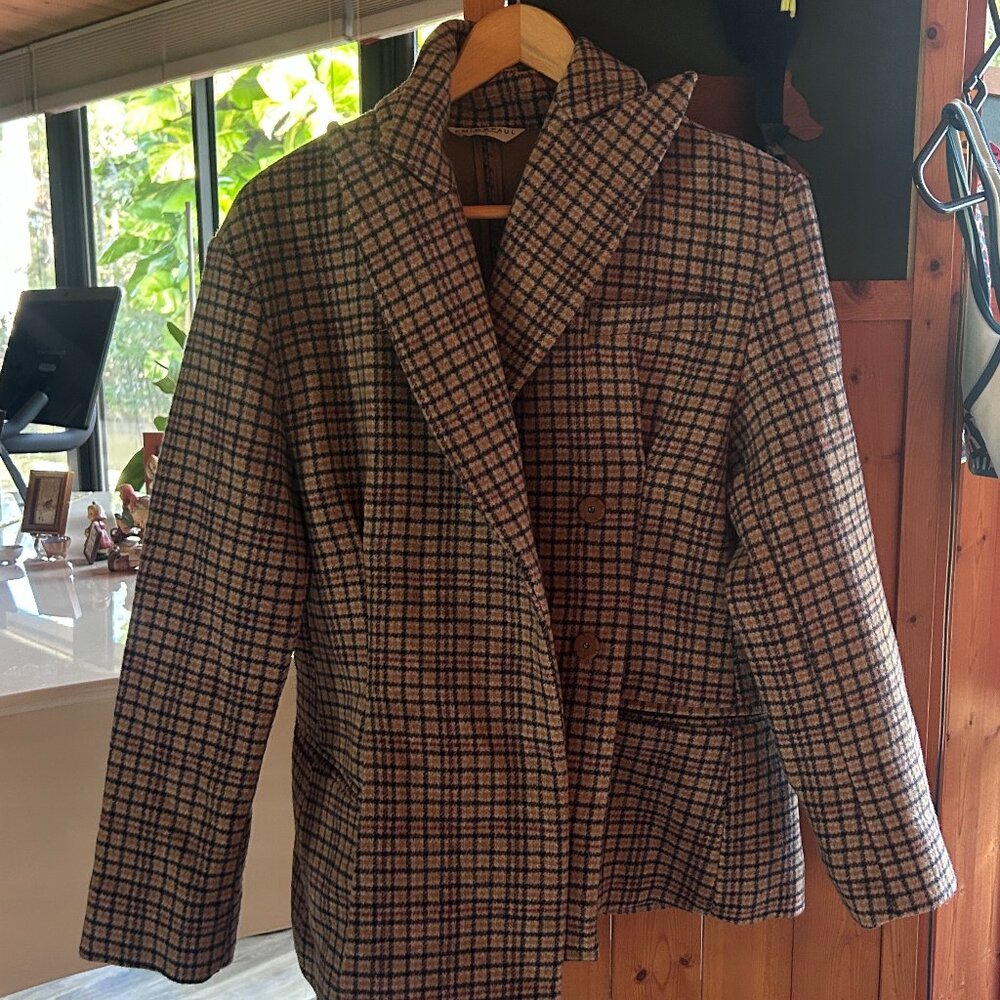 Emin & Paul Brown Check Jacket